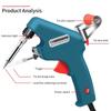 60W/80W Electronic Welding Torch Kit Internal Heat Helping Hand Soldering Iron Set Automatic Tin Feeding Machine Repair Tools