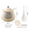 Ceramic Lucky Cat Lard Storage Jar