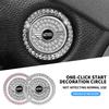 BSYQ3 Auto Bling Eén-Klik Start Stop Motor Ontstekingsring Sticker Voor MINI One Cooper JCW Countryman Clubman Cabrio Paceman Coupe