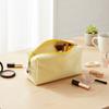 Striped Embroidery Makeup Bag Travel Cosmetic Organizer Waterproof Portable Toiletry Pouch For Women