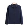 Custom Logo Business Jacket: Thin Style Stand-Up Collar Trench Coat Outerwear for Autumn/Winter – Made-to-Order Group Uniform