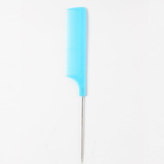 3Pcs Rat Tail Combs Bright Color Heat-Resistant Lightweight Anti-static Hairdressing Rat Tail Combs Salon Supplies