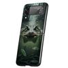 Crocodile Animal Cover Phone Case For Samsung Galaxy Z Flip 7 6 5 4 3 5G Flip7 Flip6 Flip5 Flip4 Flip3 Black Fundas Shell Galaxy