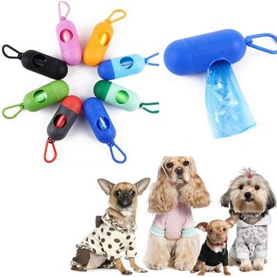 Clip Garbage Storag Box Pet Waste Bag Holder Dog Poop Bags Dispenser Trash Sack Case Carrier