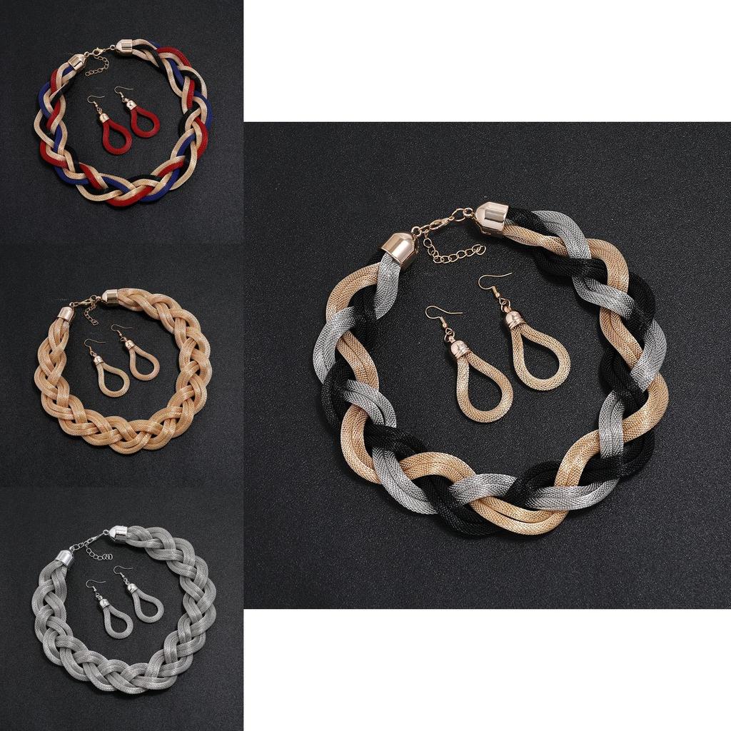 European Style Pendant Jewelry Set With Multilayer Chain For Trendy Casual Wear