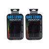 2Pcs Magnetic Gas Tank Level Indicator Reusable Meter With 22 Level Scale For BBQ Tank Monitoring