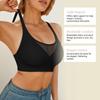 Zeriluna Breathable Mesh Wire-free Sexy Bra - Soft, Comfortable, Gentle Support, Skin-friendly.