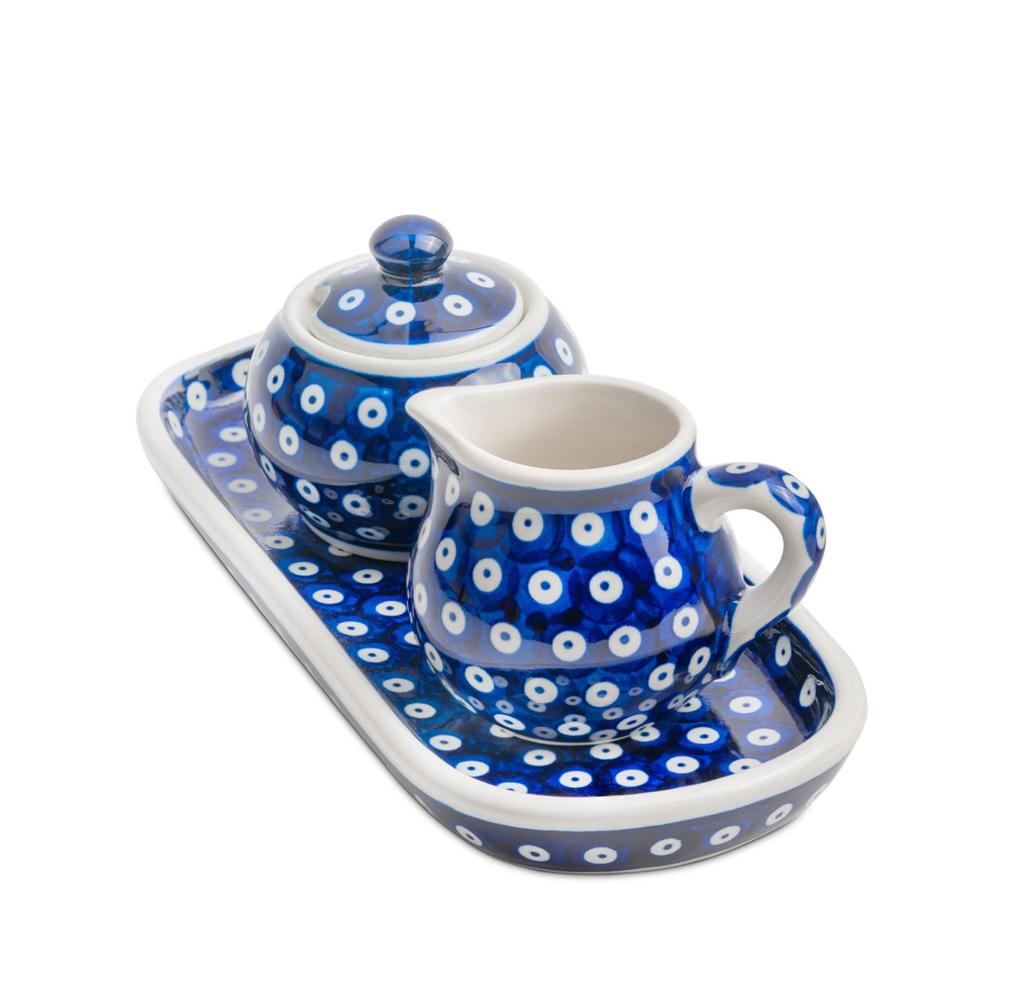 Coffee mug set K1 pattern - 100% handmade