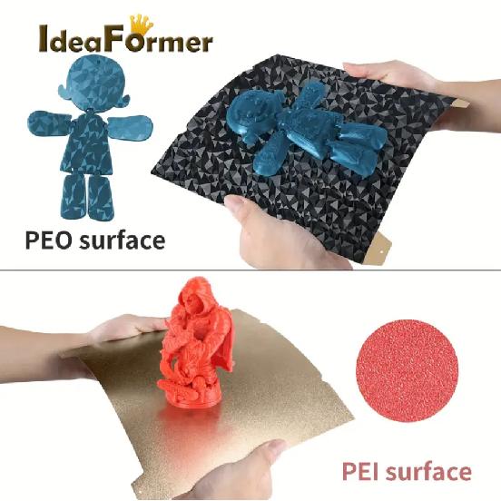3D Printer Creality K1 L K1 Max Build Plate PEI PEO PET PEY Double-Sided Printing Heated Bed (Without Magnetic Bed)