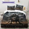 Name Custom Reaper Pattern Bedding Set Quilt Cover Pillowcase Home Decor Gift (1 * duvet cover + 2 * pillowcase, without core)