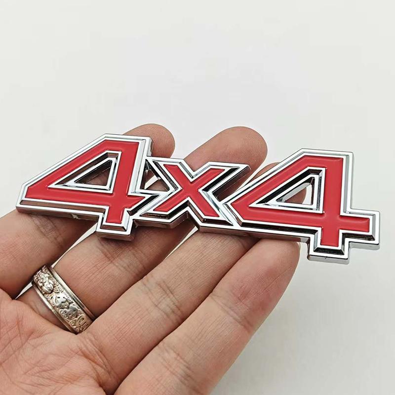 1Pcs 3D Metal Car Styling Logo 4X4 Four-Wheel Drive Car Sticker Emblem Badge Decals Universal Decoration Accessories
