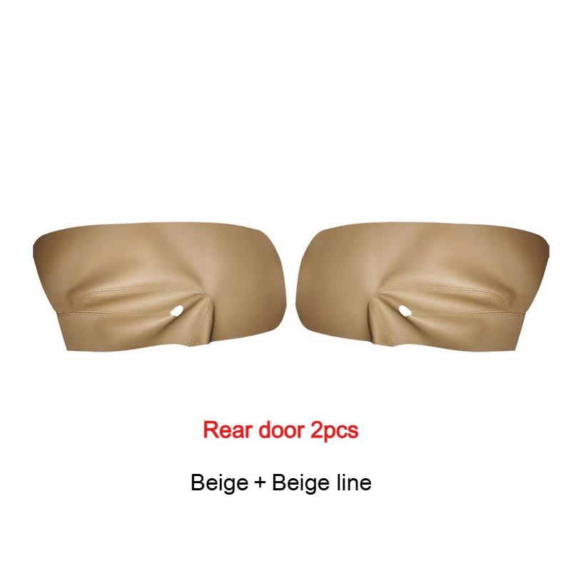 Microfiber Leather Car Door Handle Armrest Panel Cover For VW Golf 5 V MK5 Jetta 2006-2011 Only 4 Doors Car Interior Accessories