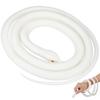 White rubber snake realistic fake snake educational snake Halloween prank props Halloween party decoration