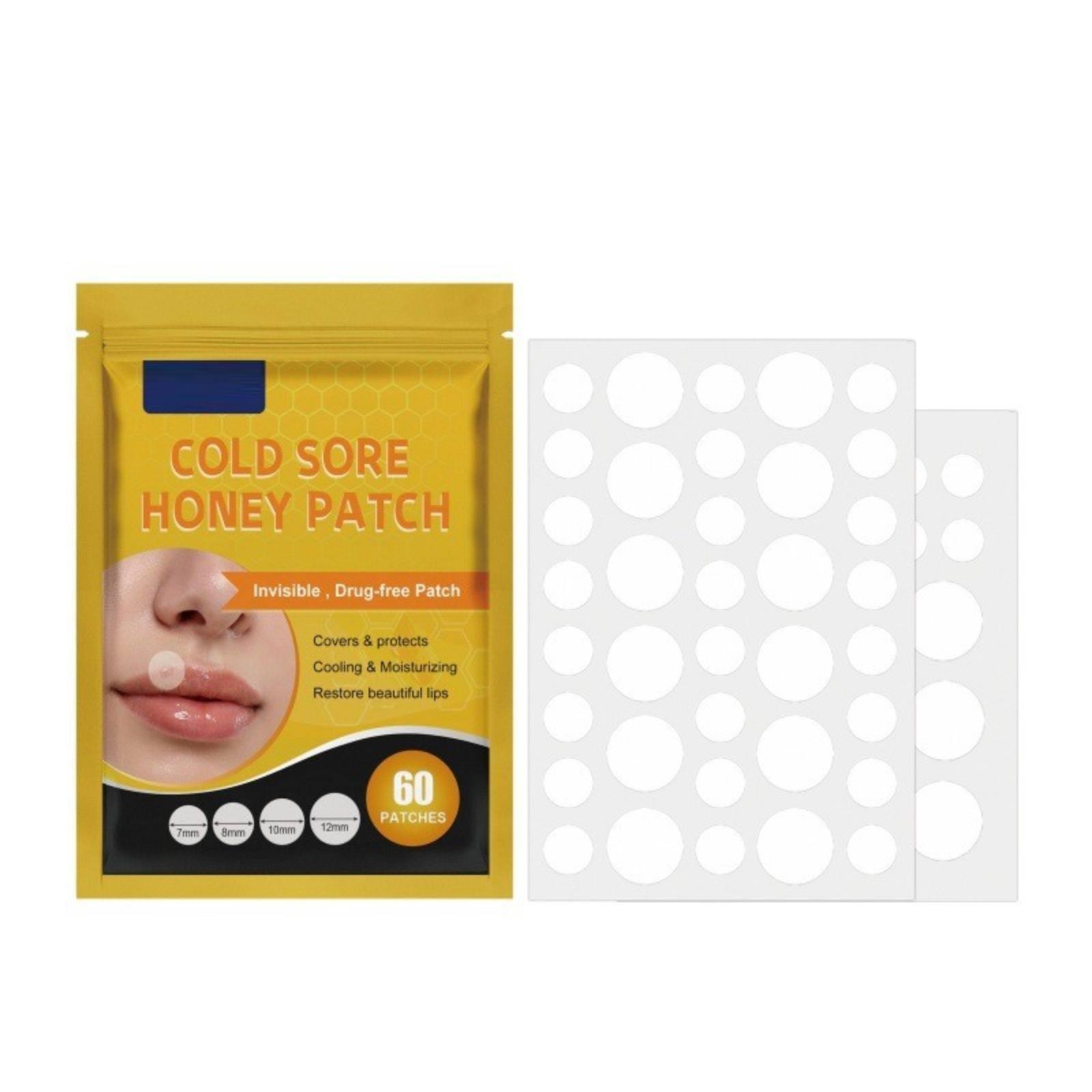 

Oral Blister Patch, Cold Sore Lip Blister Patch, Cold Sore HealingHydrocolloid Lip Care Patch, 60 Pieces One Size белый