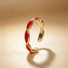 Light Luxury Retro Seven-grain Rice Ring, Ring, Fashionable and Good Meaning, Tibetan Auspicious Adjustable Jewelry, Small