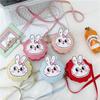 Cartoon Cute Rabbit Childrens Lanyard Messenger Bag Autumn Student Coin Purse