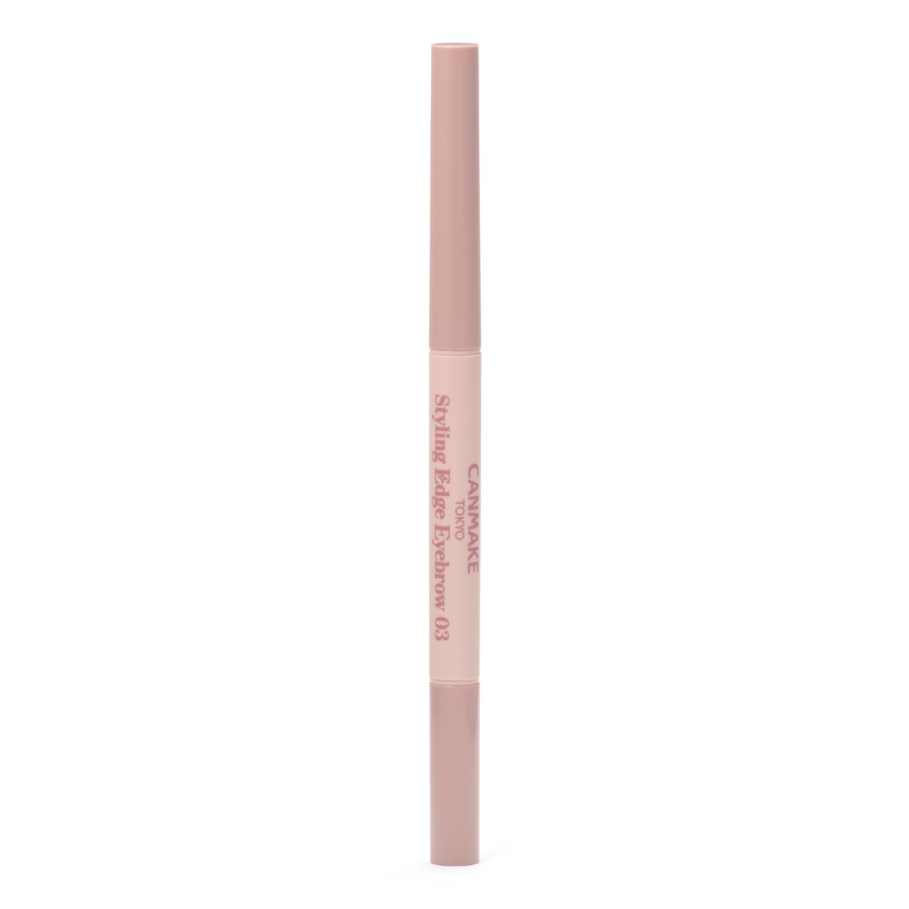 Canmake Styling Edge Eyebrow 03 Rosy Brown Eyebrow Slim with Brush Pencil, Tip,