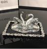 Luxury Goddess-Style Car Ornaments: Creative Swan Center Console Accessories