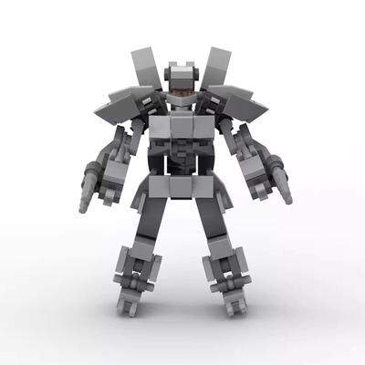 Mechanical Robot Assembly Building Blocks, Small-scale Mech, Pacific Rim Eureka Raider Exoskeleton Model