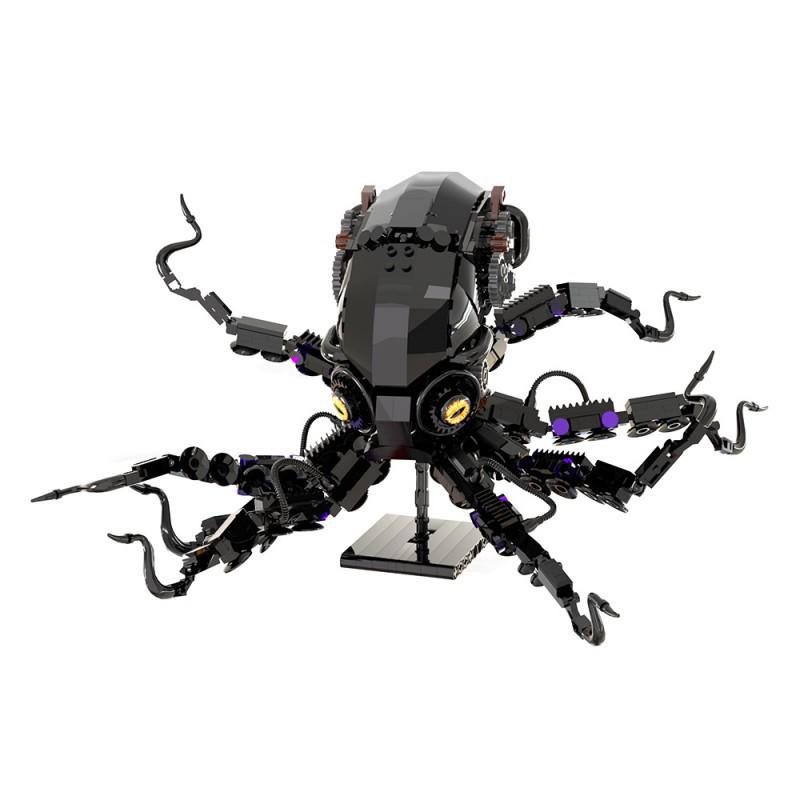 Obsidian Mecha Octopus Small Building Blocks - Treasure Hunt Action Toy