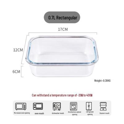 Saikeyou Heat-Resistant Glass Rectangular Baking Dish