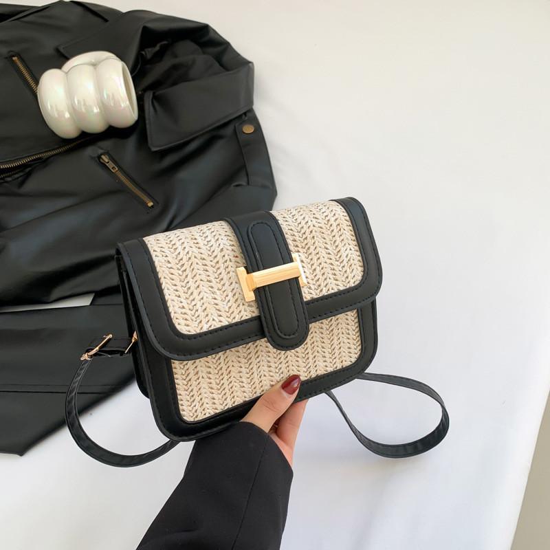 Chic Street Style Pu Shoulder Bag Medium Square Crossbody Bag 2024 Spring Fashion