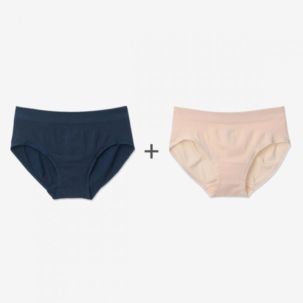 Bamboo Basic Brief 1+1 Nxwou7706+nxwou7706 PALE LILAC/LT. YELLOW