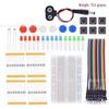 UNO R3 Starter-Kit: 13-in-1 Einsteiger-Kit mit Motherboard, 400-Loch-Steckplatine und LED-Leuchten