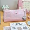Cute Pink Rabbit Pencil Case – Large Capacity for Students or Makeup