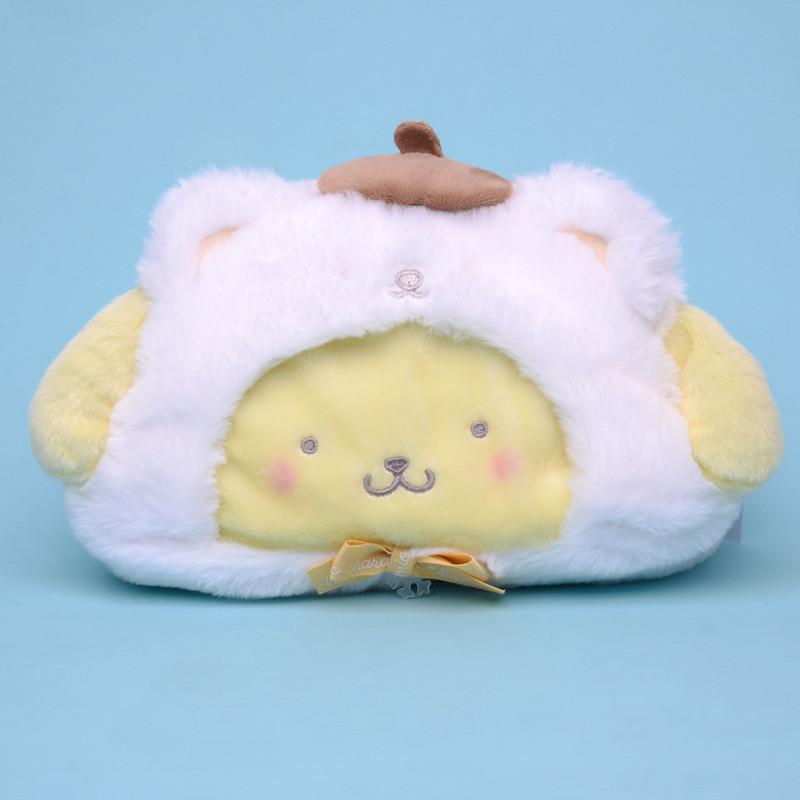 

Polar Bear Sanrio Cinnamoroll Pochacco Kuromi Girl Plush Makeup Bag Bag Storage Pudding Dog