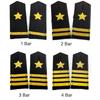 Policeman Costume Accessory Chevron Star Stripes Shoulder Epaulettes Set Epaulet Shoulder Boards Security Uniform