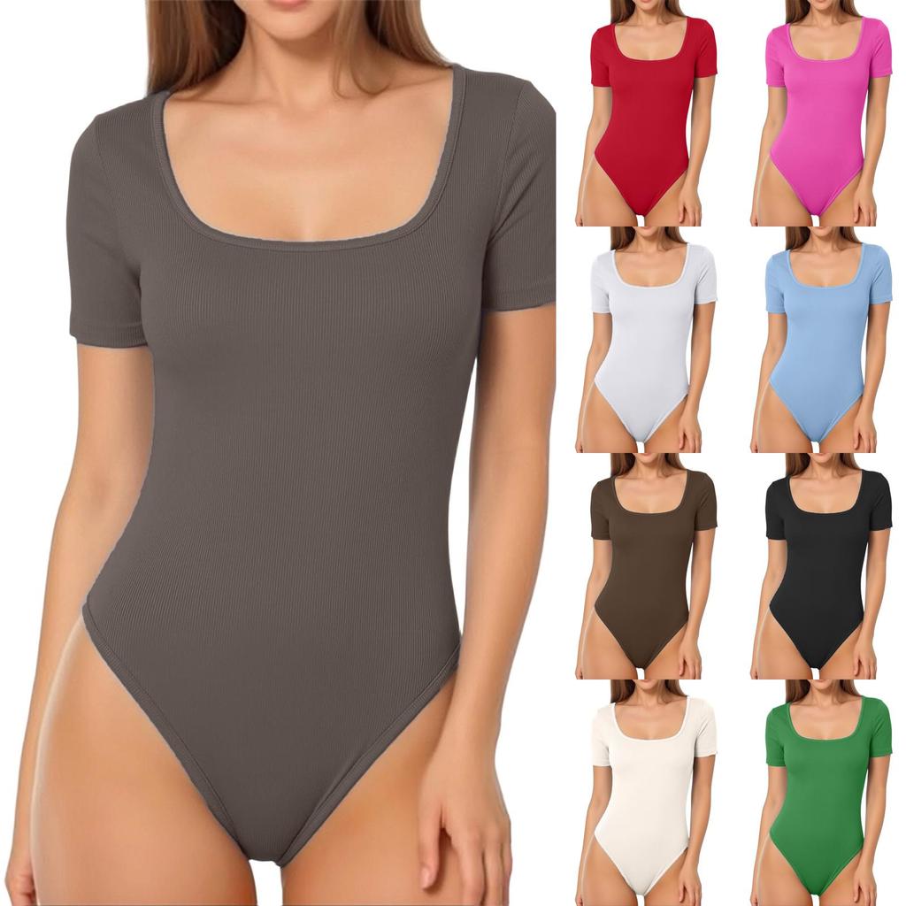 Combinaison athlétique de compression d'été à manches courtes pour femme