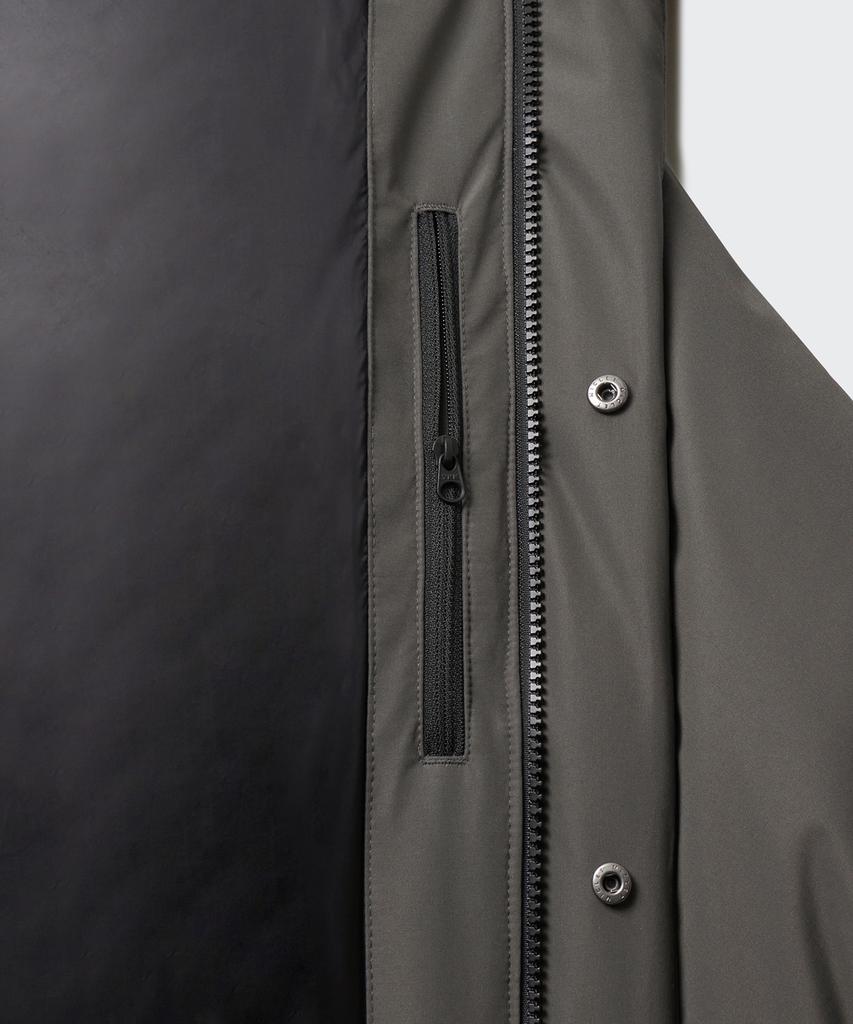 Musinsa Standard [City Leisure] Non-Quilted Down Short Padded Jacket [Mud Grey]