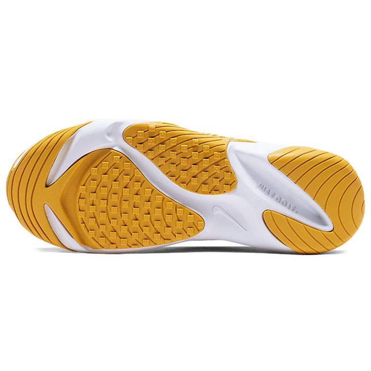 Nike Zoom 2K Lace-Up Shock Absorbing Non-Slip Low-Top Running Shoes Women sneaker White Yellow AO0354-106