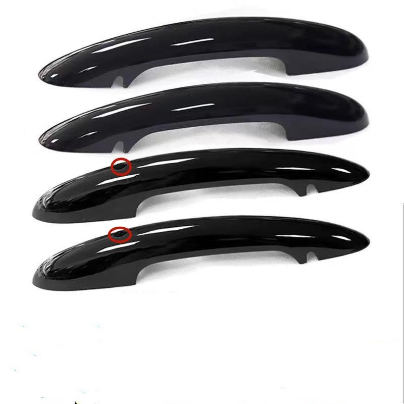 For MINI Cooper Countryman F Series F54 F55 F56 F57 F60 Carbon Fiber Black Car Door Handle Cover Sticker Styling Accessories