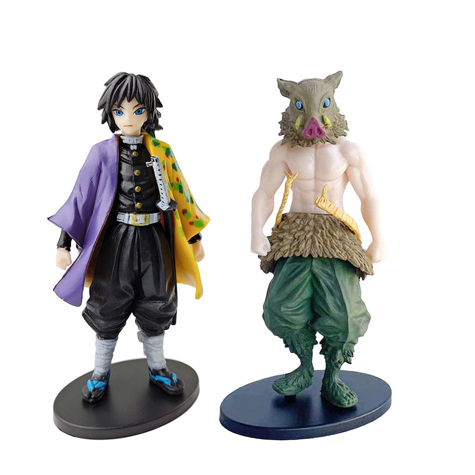 Anime Demon Slayer Figurka Kamado Tanjirou Nezuko Figurki Akcji Model Zabawki Figurka Zenitsu Inosuke Kimetsu No Yaiba Figura
