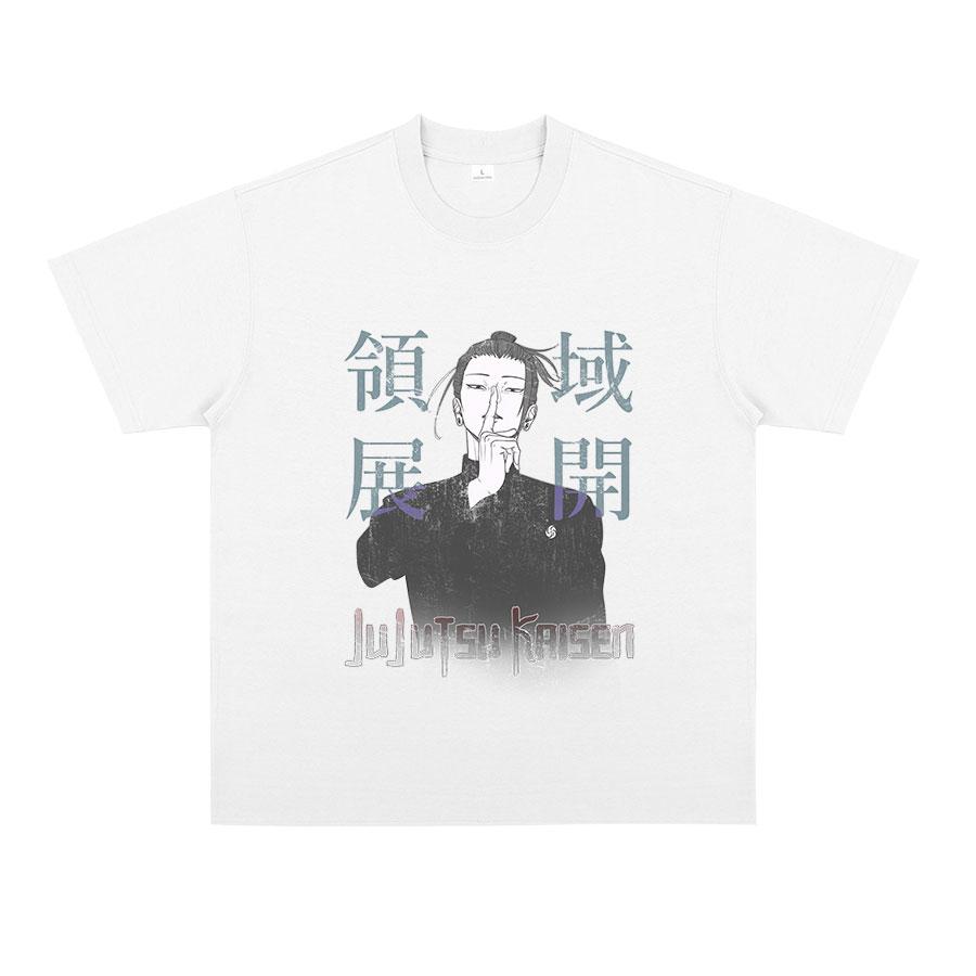 2025 American Wash Heavy Retro Anime Cotton Anime Do Old T-shirt High-quality Luxury Brand Selling Popular Style Ins Y2k