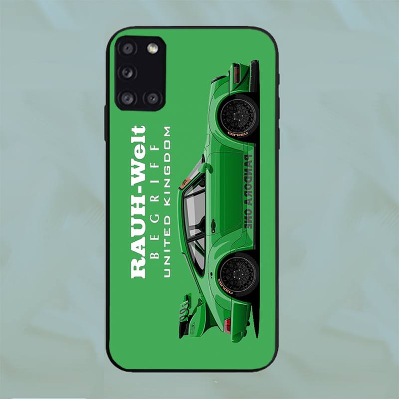 Japan Spo-rts Car Jdm Drift RWB 911 964 933 Phone Case For Samsung Galaxy S21 A51 A50 A71 A52 A72 S20 A21S Note 20 10Lite Plus