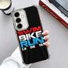 Triathlon Swim Bike Run Soft Phone Case For Samsung A17 A27 A07 A37 A57 A16 A56 A15 A55 A14 A54 A13 A53 A26 A36 A25 A35 A24 A34