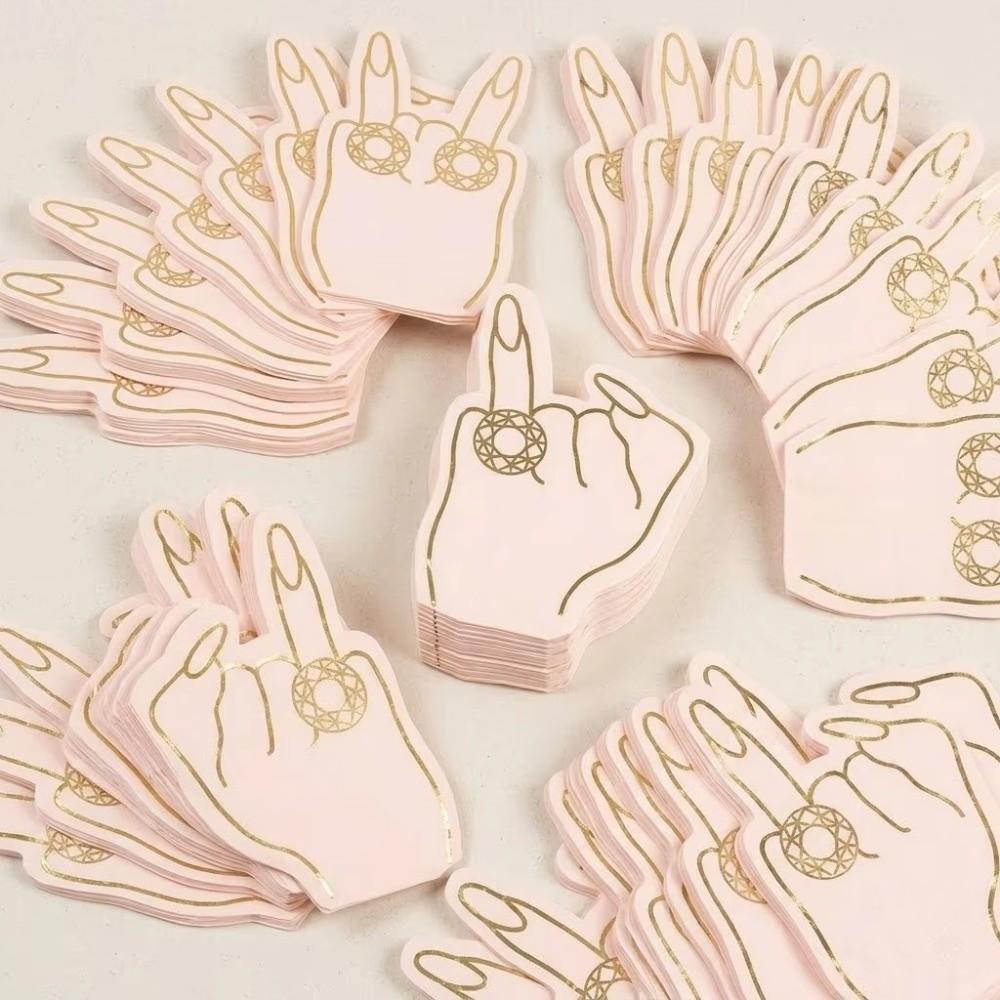 20pcs Disposable Bachelorette Party Napkins Eco-friendly Cocktail Napkins  Engagement Party