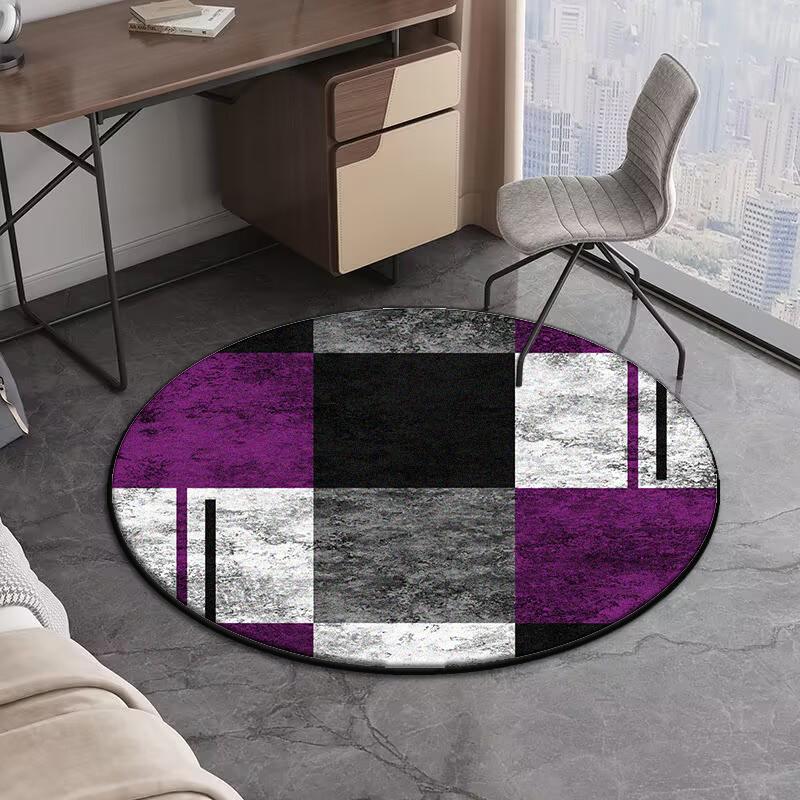 

Европейский Геометрический Круглый Ковер Украшение Гостиной Дом Диван Кресло Боковой Коврик для Ног Коврики для Спальни Прикроватные Ковры Коврик для Ванной Комнаты 60*60cm