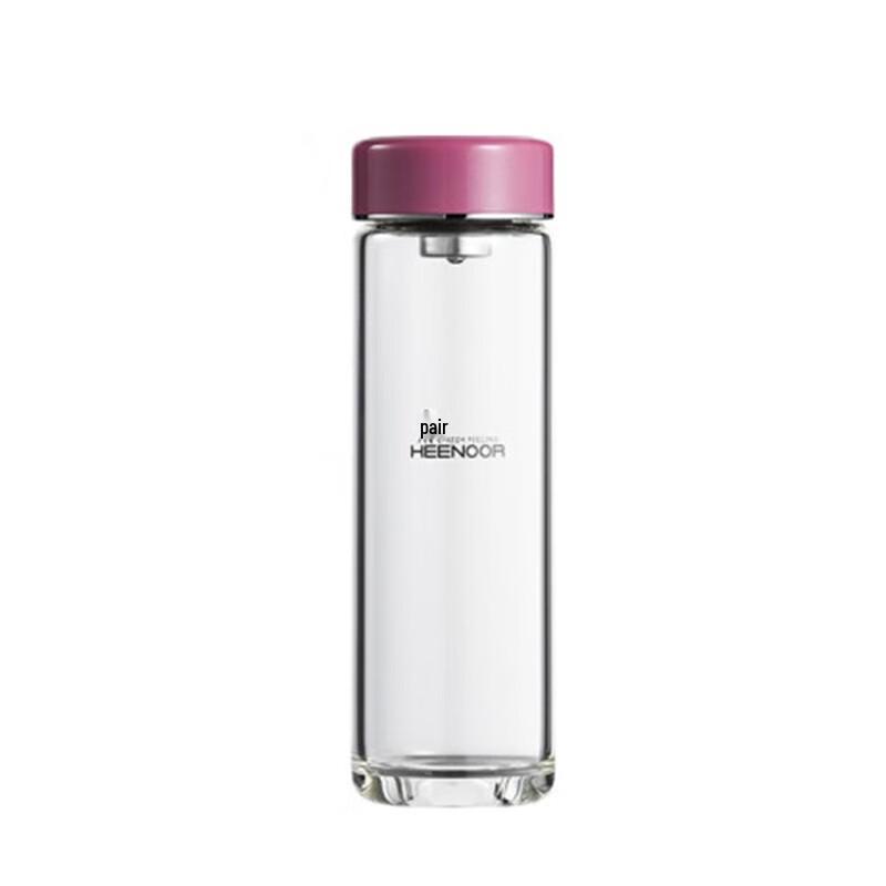 HEENOOR Portable Single-Layer Glass Cup