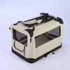 Soft Dog Crates Kennel for Pets 3 Door Soft Sided Folding Travel Pet Car Carrier with Straps and Mat for Dogs, Cats, Rabbits