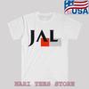 Japan Airlines Men's White Size S To 5XL