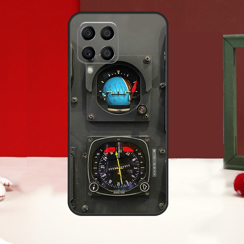 Aviation Aeroplane Pilot Cockpit Case For Samsung Galaxy M55 M35 M15 M56 M36 M16 M31 M21 M13 M33 M53 M12 M32 M52 M14 M34 M54
