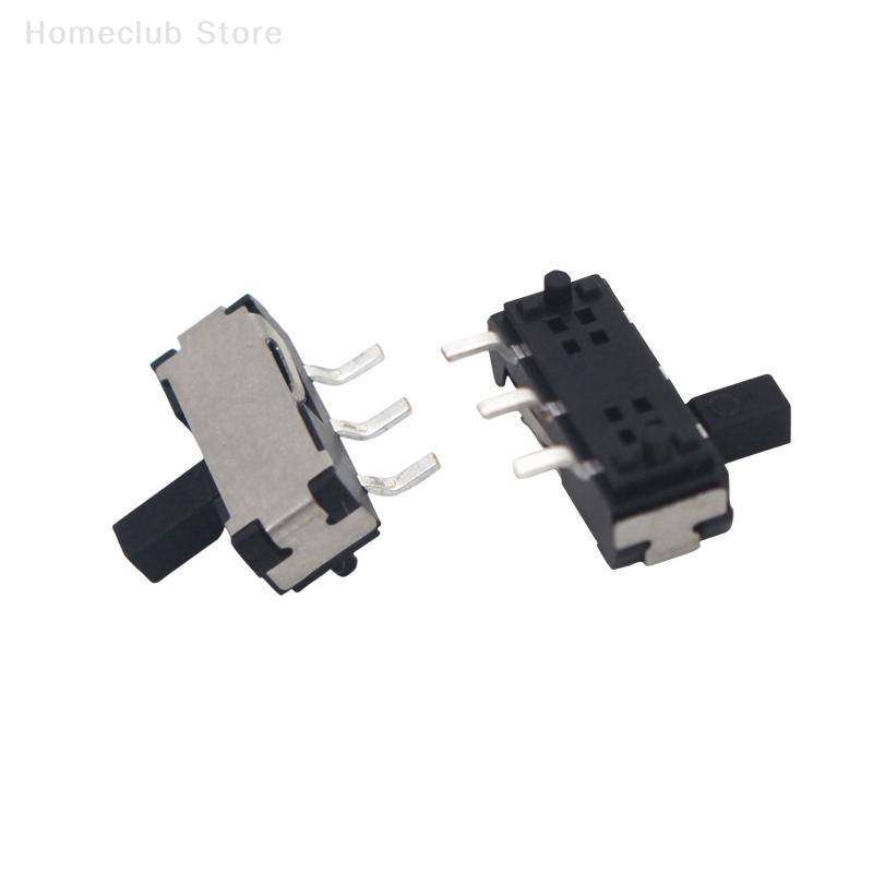 10Pcs 3 Pin Mini Slide Switch On-OFF 2 Position Micro Slide Toggle Switch Miniature Horizontal Slide Switches