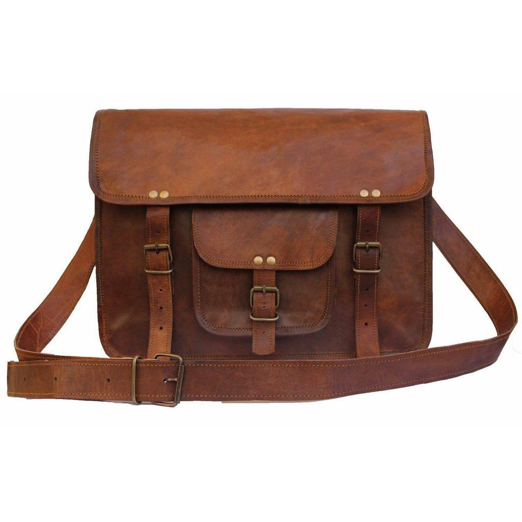New Durable Handmade Decoder Leather Messenger Shoulder Satchel School Briefcase
