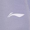 Li Ning Casual Straight Leg Simple Versatile Solid Color Mid Waist Knitted Sports Pants Women bottoms Fog-Purple AKLV970-1