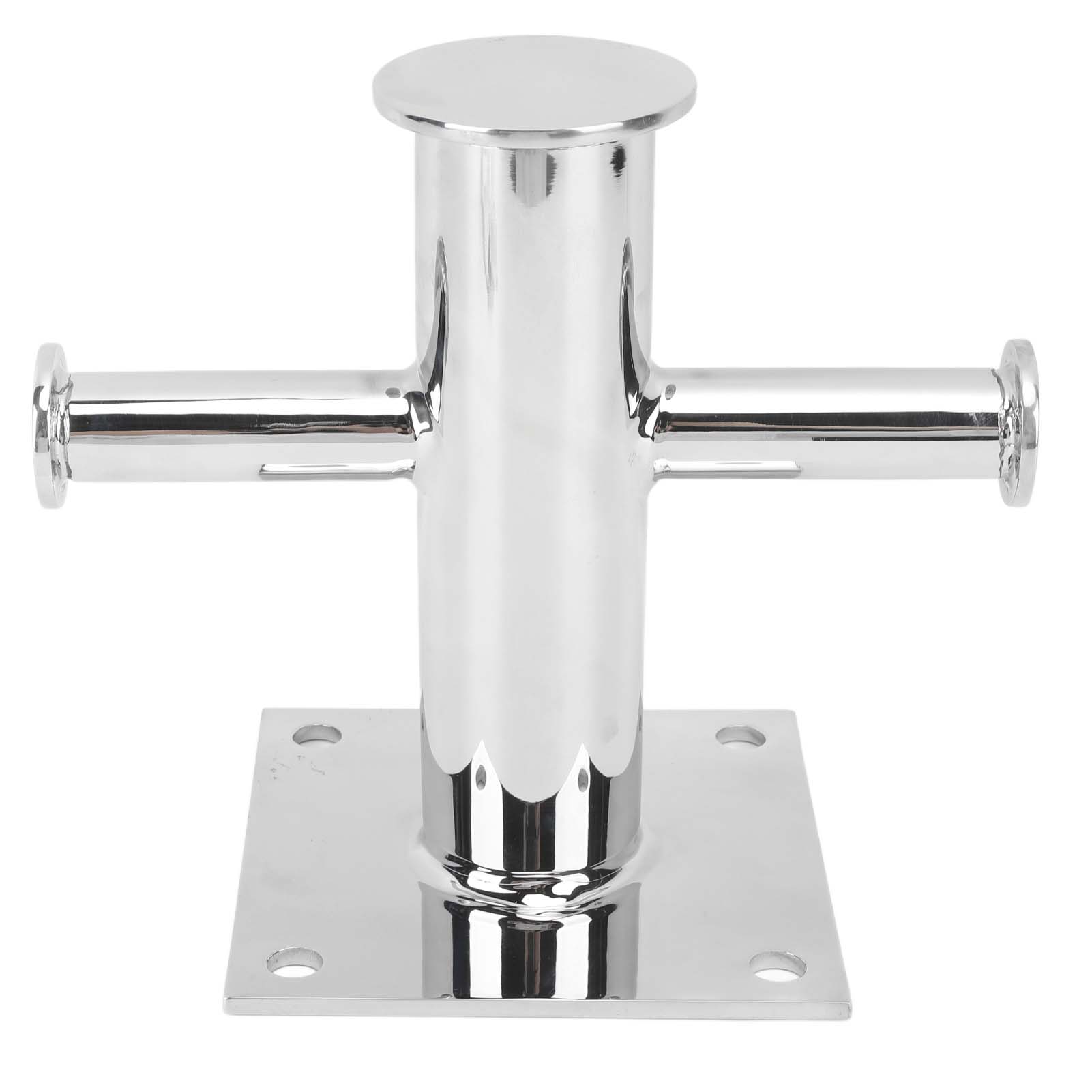 

135mm Single Cross Bollard Heavy Duty Marine Grade 316 Stainless Steel for Yacht Fishing Boat