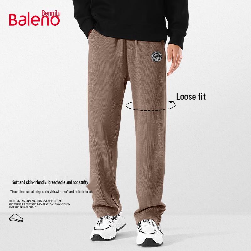 

Baleno Men s Loose Fit Straight-Leg Casual Pants XL